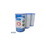 Lot de 3 cartouches de filtration pour piscines - type b intex livraison gratuite
