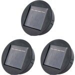 Lot de 3 cellules de batterie rondes de remplacement pour �clairage led solaire smart garden avec chargeur ...