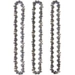 Lot 3 cha�nes �lagueuse 10  (25 cm) ? 40 maillons ? faible rebond ? compatibles black + decker, ryobi, ...