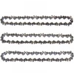 Lot de 3 cha�nes d'�lagueuse sur perche 10' (25 cm)40 maillons d'entra�nementfaible rebond pour tron�onneuses ...