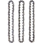 Lot de 3 cha�nes d'�lagueuse sur perche pour guide - cha�ne de 10  (25 cm), 40 maillons d'entra�nement, ...