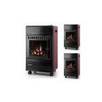 Lot de 3 chauffages d?appoint au gaz, pole  gaz hbf95 orbegozo 3500w fold, cramique, triple systme ...