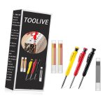 Lot de 3 crayons de charpentier solides avec 21 recharges marqueurs à long nez profonds marqueurs mécaniques ... Lot de 3 crayons de charpentier solides avec 21 recharges marqueurs à long nez profonds marqueurs mécaniques ...