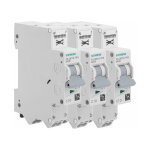 Lot de 3 disjoncteurs auto p + n 10a siemens