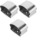 Lot de 3 embouts de en acier inoxydable pour rampe d'escalier accessoires de rampe