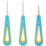 Lot de 3 emporte - pi�ces en silicone - aiguilles � poin�onner - m�che - c�ne de trou rond - perceuse ...