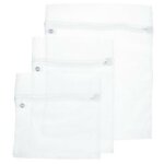 Lot de 3 filets  linge 'dlicat' 50cm blanc
