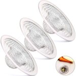 Lot de 3 filtre � �vier en acier inoxydable, grille evier cuisine anti - obstruction filtre de vidange, ...