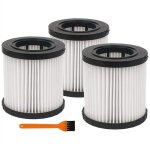 Lot de 3 filtres hepa pour aspirateur dcv5801h, pour filtres secs / humides dcv580 dcv581h