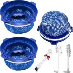 Lot de 3 filtres hepa de rechange pour aspirateurs samsung jet 90, jet 70, jet 70 + , jet 75, jet 75 ...