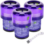Lot de 3 filtres lavables pour aspirateurs sans fil dyson v11, v15, sv14, sv17, sv22 - remplacement pour ...