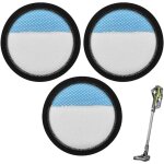 Lot de 3 filtres lavables pour aspirateur sans fil ryobi pcl720, pblsv716, pblsv717
