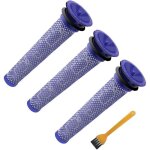Lot de 3 filtres pr - moteurs lavables pour aspirateurs dyson dc58 dc59 dc61 dc62 dc74 v6 v7 v8 (abc ...