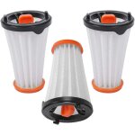 Lot de 3 filtres de rechange pour aspirateurs aeg / electrolux rapido et ergorapido remplace aeg aef ...