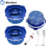 Lot de 3 filtres de rechange pour aspirateur pour samsung jet 75, jet 90, jet 70, jet 75 + , jet 60