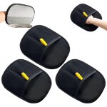 Lot de 3 gants anti - poils d'animaux - silencieux - massage doux - lavables -