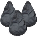 Lot de 3 housses de selle de v�lo imperm�ables noires, housse de protection contre la pluie pour coussin ...