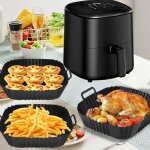 21cm air fryer accessoires, moule silicone pour philips airfryer s�rie 2000 4, 2 l / 6, 2 l, cosori hot ...