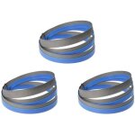 Lot de 3 lames de scie � ruban 2240 x 16 x 0. 5 mm 4 dents, lames de scie � bois - pour bois plastique ...