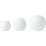 Lot de 3 lampes boules solaires led matière synthétique extérieur 30 cm Étanche ip67 avec télécommande ... Lot de 3 lampes boules solaires led matière synthétique extérieur 30 cm Étanche ip67 avec télécommande ...