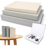 Lot de 3 livres d�coratifs pour la d�coration de la maison - livres d�coratifs en lin - faux livres d�coratifs ...