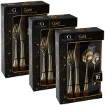 Lot de 3 mnagres en acier inoxydable - 48 couverts