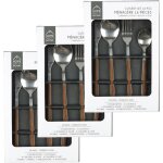 Lot de 3 m�nag�res effet bois - 48 couverts