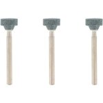 Lot de 3 meules � rectifier et meuler en carbure de silicium, diam�tre 10, 3 mm, forme couronne, pour ...