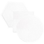 Lot de 3 planches de perles  repasser de 5 mm en plastique transparent pour loisirs cratifs pour enfants ...