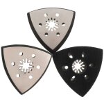 Lot de 3 plaques de pon�age triangulaires avec 6 trous 93 mm patin ponceuse triangulaire accessoires ...