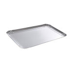 Lot de 3 plateaux en carton 'rectangle' 28x42cm argent