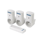Prises tlcommandes kanlux apo tm - 3 - set 3 pices - blanc - 1150w