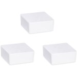 Lot de 3 recharges 1kg pour absorbeur d'humidit� cube 1000g wenko granul� d�shydratant de chlorure de ...