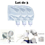 Lot de 3 sacs � limon adaptables pour polaris 280 480 robot nettoyeur piscine. lot de 2 sacs filtres ...