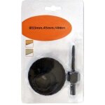 Lot de 3 scies cloches bois, diam. 33, 45 et 68 mm - centrale brico
