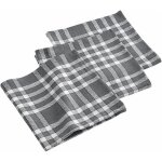 Lot de 3 serviettes de table coton tissé traditio - 45 x 45 cm - gris - livraison gratuite Lot de 3 serviettes de table coton tissé traditio - 45 x 45 cm - gris - livraison gratuite