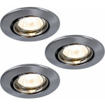 Lot de 3 spots encastrables ronds �clairage spot lampes paulmann 993. 57