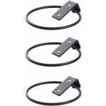 Lot de 3 supports muraux pour pot de fleurs en m�tal crochet pour pot de fleur support de jardini�re ...