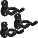 Lot de 3 supports muraux de style guitare pour guitare acoustique, �lectrique, basse, ukul�l� classique ...
