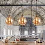 Wottes - lot de 3 suspension luminaire industrielle vintage plafonniers lustre edison lampe suspensions ...