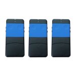 Lot de 3 tlcommandes 2 canaux cardin pour portails et porte de garage s435 tx2 - frquence 433, 92mhz ...