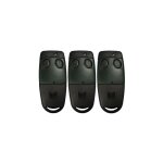 Lot de 3 nouvelles tlcommandes cardin s449qz2 txc4492p0 - 2 canaux en 433. 92mhz pour portail et garage ...