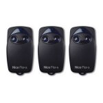 Lot de 3 télécommandes nice flo2rs - 2 canaux 433. 92 mhz - compatible récepteurs flox2r / floxi2r / ... Lot de 3 télécommandes nice flo2rs - 2 canaux 433. 92 mhz - compatible récepteurs flox2r / floxi2r / ...