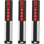Lot de 3 t�l�commandes de rechange pour �metteur portatif d'�t� 868, 8 mhz 4 canaux compatibles avec ...