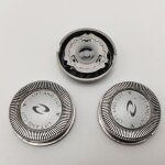 Lot de 3 ttes de rasoir de rechange hq2 compatibles avec philips hs545 hq2 hq26 hq282 hq283 hs655 hs660 ...