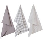Lot de 3 torchons coton 45x70cm atmosphera crateur d'intrieur
