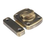 Feiyue - lot de 3 verrous de porte d'entre en acier inoxydable, taille l, bronze