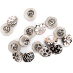 Lot de 30 boutons de broche pour chemise, pingles de modestie, pingles de couverture, pingles de chemisier, ...