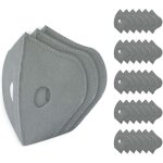 Lot de 30 filtres de rechange pour masque, tissu souffl� au charbon actif, filtre de rechange � 5 couches, ...