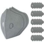 Lot de 30 filtres de rechange pour masque, tissu souffl au charbon actif, filtre de rechange  5 couches, ...